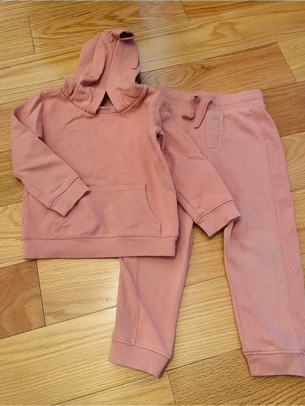 wonder nation Dusty Rose Hoodie & Joggers Set